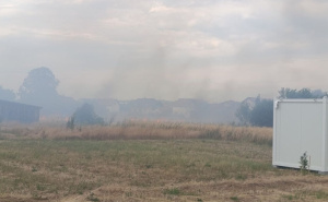 Bijeljina: Požar zahvatio veću površinu njiva i zbog jakog vjetra prijeti kućama