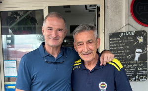 Susret košarkaških legendi: Marković i Tanjević na kafi u Trstu