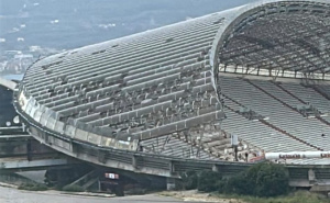 Poljud stradao u velikom nevremenu: Olujni naleti vjetra oštetili stadion Hajduka
