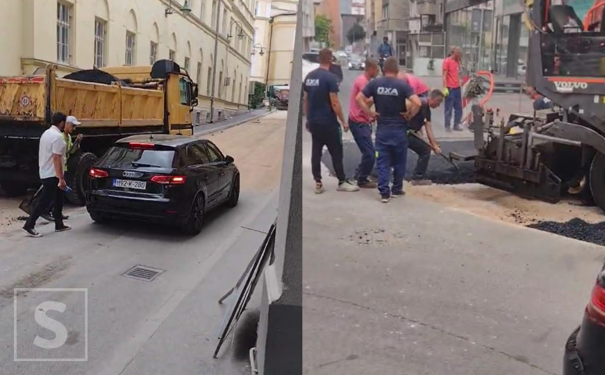 Koliko treba vremena da se uradi jedna sarajevska ulica? Radovi kod Muzičke škole traju mjesecima