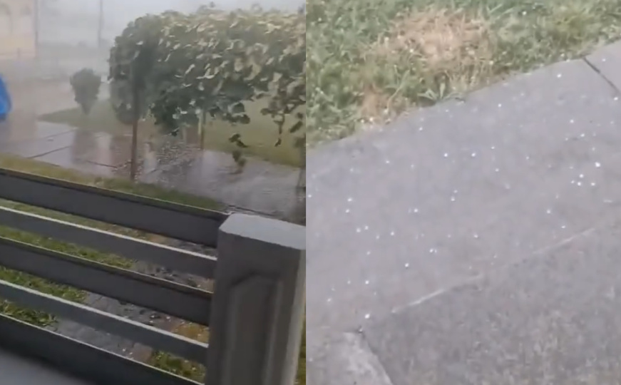 Nevrijeme tutnji Bosnom i Hercegovinom: Pogledajte snimak oluje u Jablanici