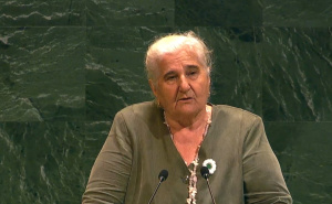 Emotivno obraćanje Munire Subašić u UN-u: "Ubili su mi sina kojeg sam voljela najviše na svijetu"