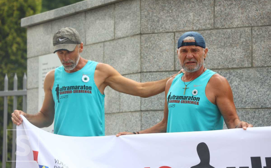 Maratonci iz Vukovara stigli u Potočare: "Svi trebamo znati šta se dogodilo u Srebrenici"
