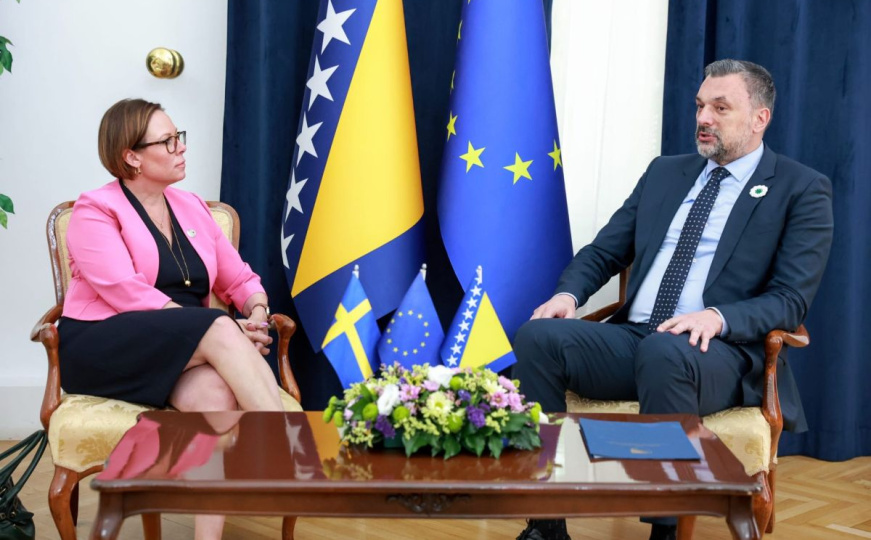 Konaković zahvalio Švedskoj na dosljednoj podršci BiH i očuvanju sjećanja na genocid u Srebrenici