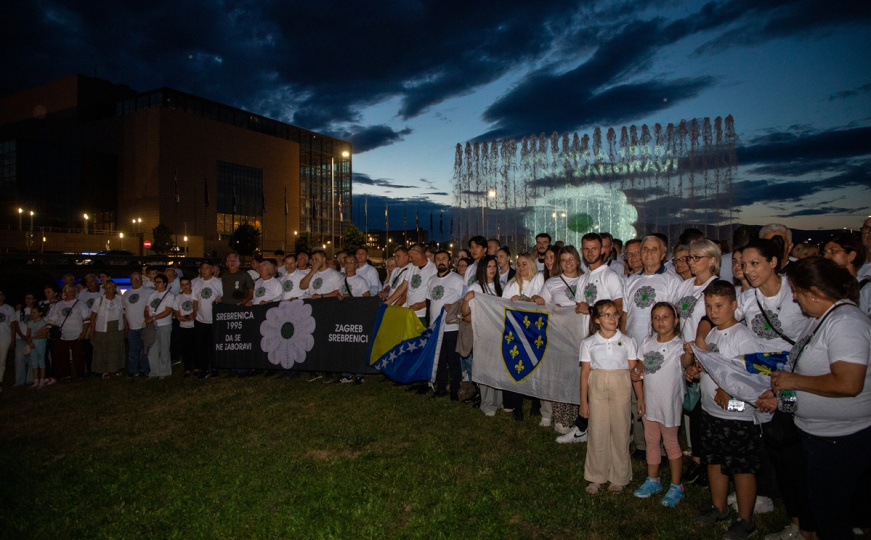 Zagreb: Održan mimohod povodom 30. godišnjice genocida u Srebrenici