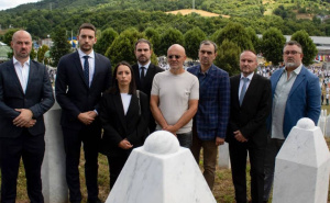 Delegacija iz Srbije u Potočarima: "Genocid se mora jasno osuditi"