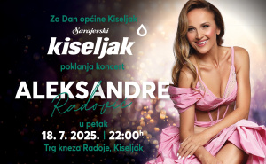 Sarajevski kiseljak poziva građane na besplatan koncert – zvijezda večeri Aleksandra Radović