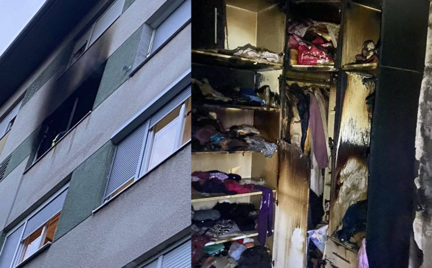 Požar u Banjoj Luci: U jutarnjim satima izgorio stan