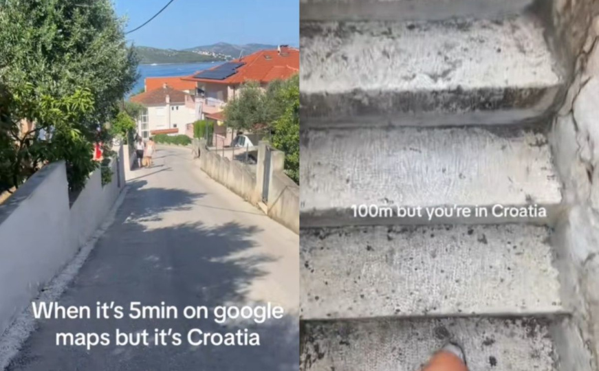 Stranci dijele snimke iz Hrvatske, neki su i ogorčeni: Pet minuta do plaže?! Samo ako trčimo nizbrdo