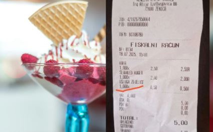 Pojedete kuglu sladoleda, ali platite zdjelicu? Račun iz Zenice postao hit na mrežama