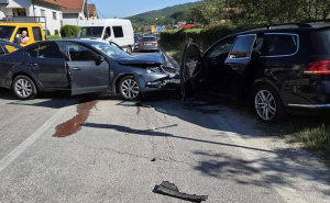 Nesreća u Busovači: Dvije osobe povrijeđene, policija na terenu