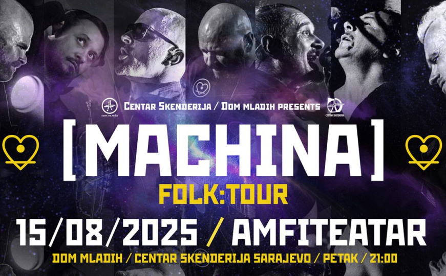 Bend Machina ima koncert 15. avgusta u Domu mladih