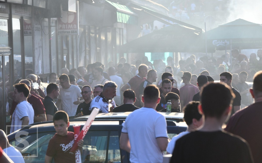 Ludnica na Koševu: Pogledajte atmosferu pred utakmicu FK Sarajevo - Universitatea Craiova