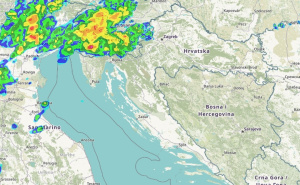 Pratite kretanje nevremena prema BiH: Oluja se već približila Hrvatskoj, uskoro stiže kod nas