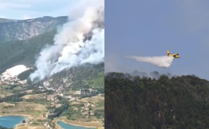 Nakon intervencije hrvatskih kanadera: Lokaliziran požar u Prozor - Rami