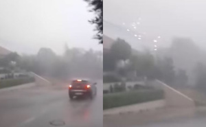 Snažna oluja zahvatila Srbiju: Vjetar iščupao betonske klupe, drveće polomljeno