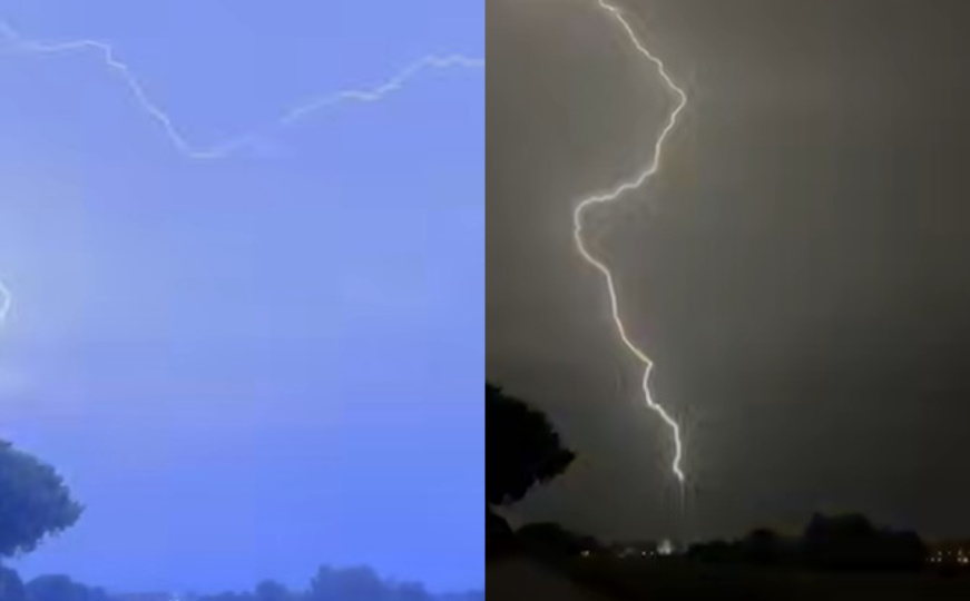 Šok snimci oluje u Hrvatskoj, munja udarila u toplanu i avion: "Kuća mi se tresla!"