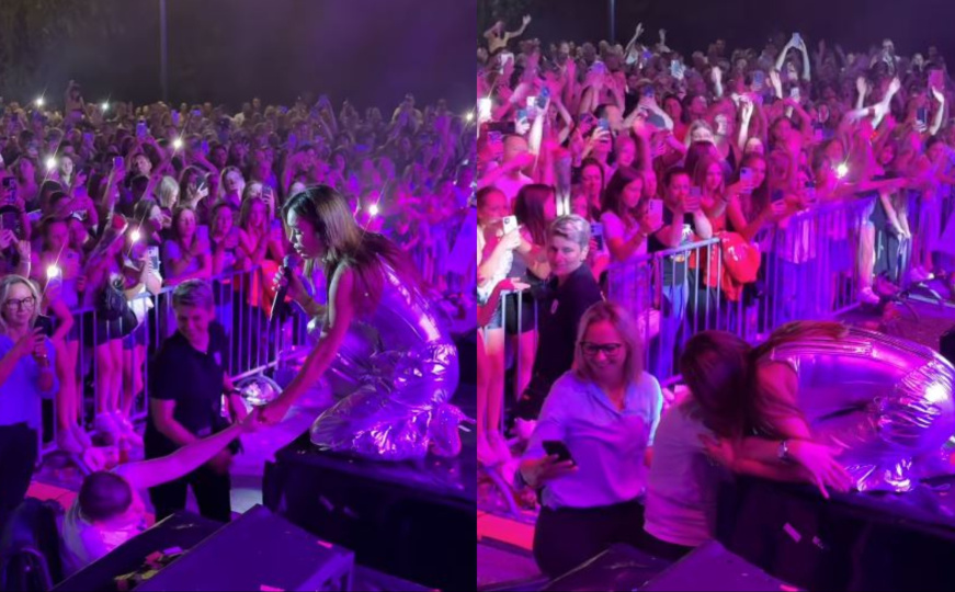 Dirljiv trenutak s koncerta: Severina se rasplakala usred pjesme, zagrlila dječaka u kolicima