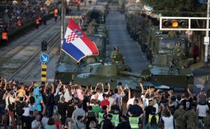 Svečani vojni mimohod: Hrvatska obilježila 30 godina Oluje uz prelet Rafalea i prikaz vojne moći