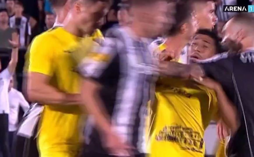 Duel Srbijanaca i Ukrajinaca: Na tribinama Rusi, psovke i uvrede. Na terenu tučnjava igrača