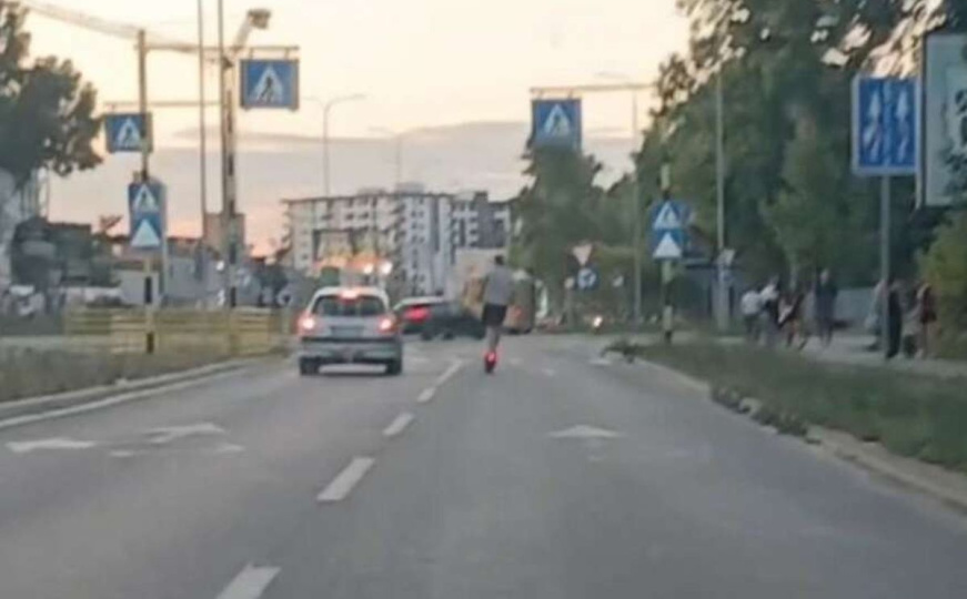 Nesvakidašnja situacija u BiH, na trotinetu projurio brže od 50 km/h: 'Kao da je kamikaza'