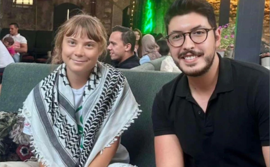 Greta Thunberg stigla u BiH: Ogrnuta palestinskom maramom prošetala Baščaršijom