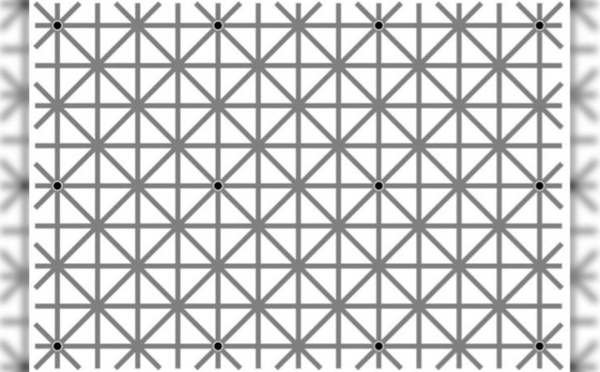 Test optičke iluzije: Koliko tačaka možete da vidite?