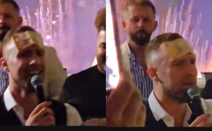 Novčanica na čelu i gromoglasan aplauz: Džanan Musa zapjevao na svadbi hit Halida Bešlića