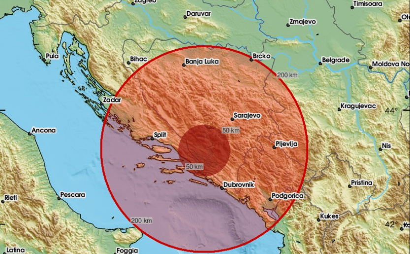 Zemljotres u Hercegovini: "Dobro je zatresao"