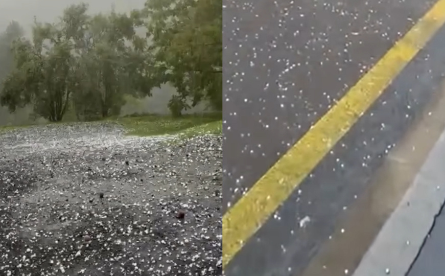 Olujno nevrijeme poharalo Sloveniju: Padao grad veličine jajeta