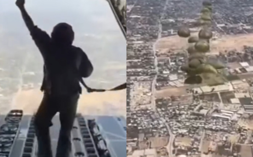 Pogled iz zraka: Objavljen snimak iz unutrašnjosti španskog aviona koji je bacio pomoć za Gazu