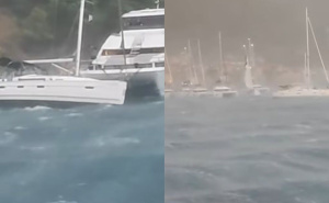 Snažno nevrijeme na Jadranu: U Splitu pada jaka kiša i grmi, Poljud ostao bez struje