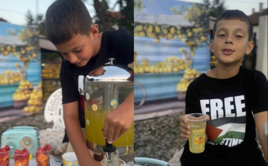 Pokazao šta znači plemenitost: Afan pravi limunadu da bi pomogao narodu Gaze, skupio 900 KM