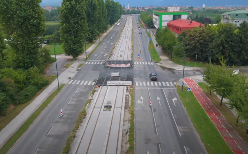 Snimak iz zraka: Pogledajte kompletnu trasu tramvajske pruge od Ilidže do Hrasnice