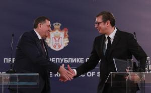 Indikativna poruka beogradskih medija i Vučića Dodiku: "Dobrodošao je na teritoriju Srbije"