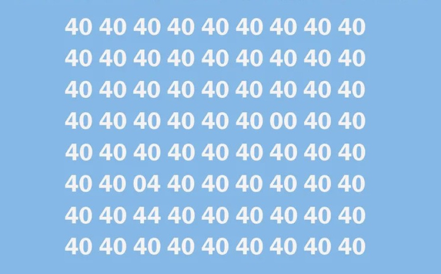 Mozgalica koja zadaje glavobolju: Pronađite 3 različita broja za 25 sekundi   