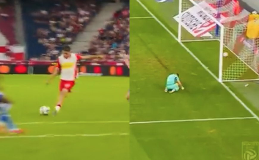 Kerim Alajbegović postigao eurogol za Salzburg: Pogledajte majstoriju mladog Zmaja