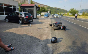Nesreća kod Mostara: Povrijeđen motociklista