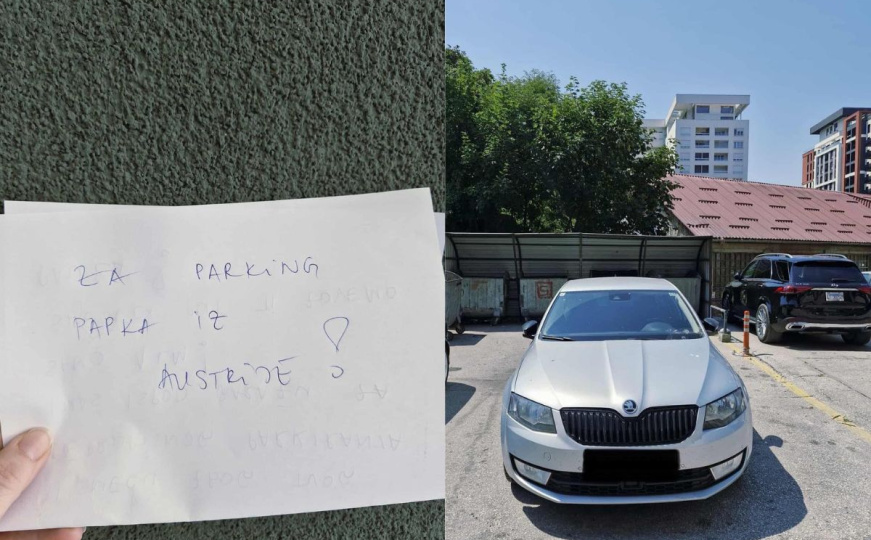 Zbog 'parking papka' građani u Sarajevu ostali zatrpani smećem: "Ne parkiraš ovako u Austriji"