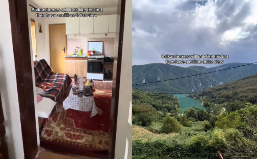Video koji je osvojio TikTok: "Prosječna kuća na Balkanu izgleda ovako, ali pogled vrijedi miliona"