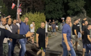 Vučićev brat predvodio SNS-ove pristalice u Ćaćilend: Građanima dobacivao – "ustaše"
