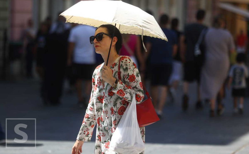 Temperature i danas rastu do 39°C, a ove dijelove BiH mogli bi pogoditi pljuskovi