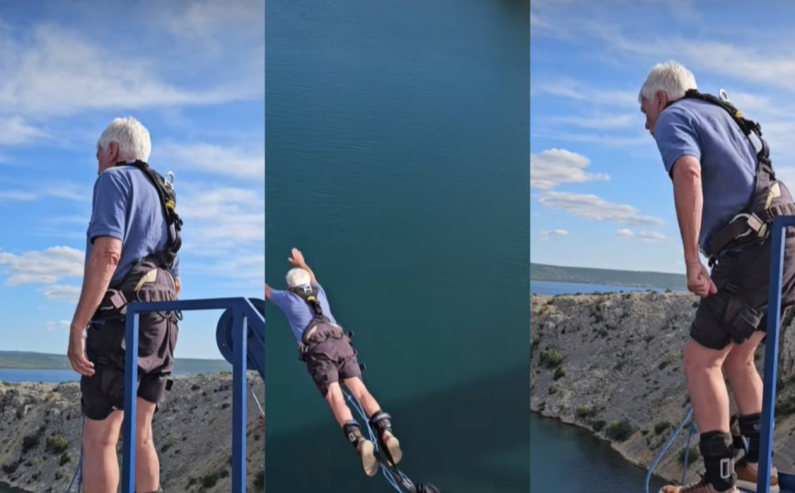 Amerikanac (82) oborio rekord: Najstarija osoba koja je skočila s Masleničkog mosta