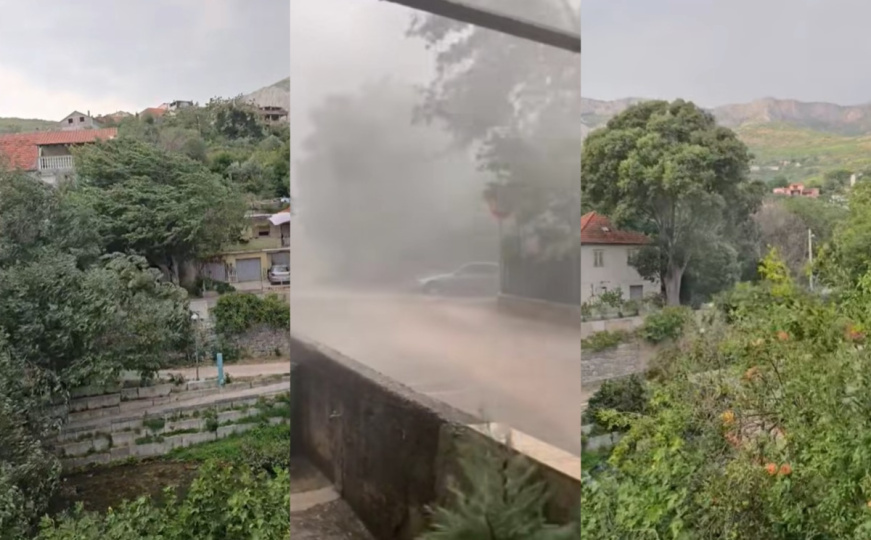 Nevrijeme u pojedinim dijelovima Hrvatske: Snažni pljuskovi, tuča i udari vjetra do 100 km/h