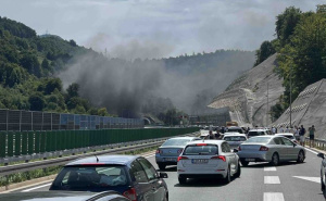 Požar u tunelu Ivan na autoputu kod Tarčina, obustavljen saobraćaj