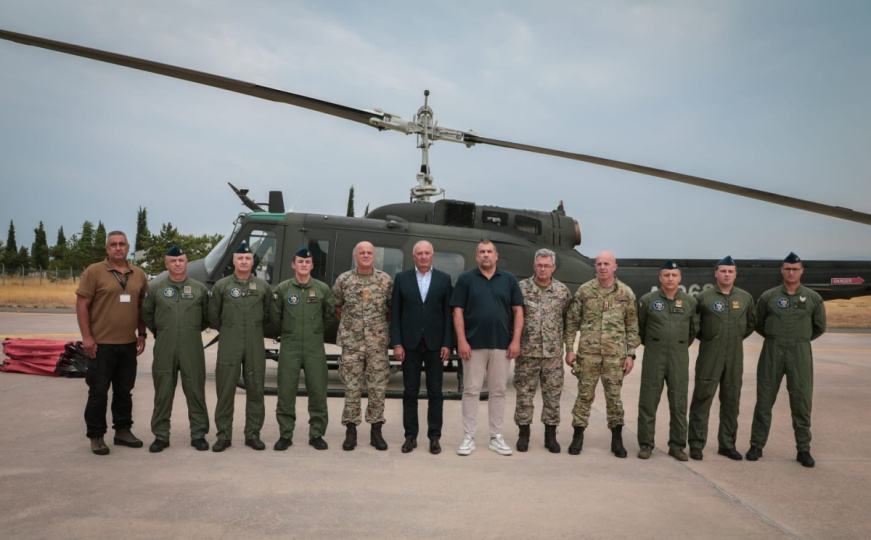 Helez posjetio pilote Oružanih snaga BiH koji gase požare u Crnoj Gori: "Imamo na šta biti ponosni"