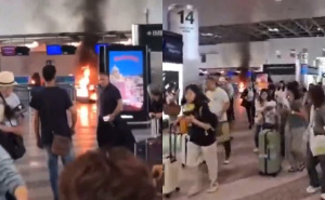 Aerodrom gori, putnici panično bježe: Muškarac s čekićem jurio terminalom i lupao sve oko sebe