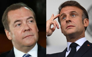 Medvedev vrijeđao Macrona zbog Ukrajine: "Galski pijetao bez mozga, patetična ptica koja kukuriče"