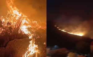 Dramatični snimci: Veliki požar u Neumu još uvijek aktivan, vatra i dim se brzo šire