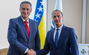 Predsjedništvo BiH: Denis Bećirović primio ambasadora Ukrajine u oproštajnu posjetu